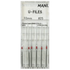U-files "25" (33 мм) червоні, Mani